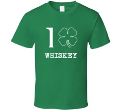 I Love Whiskey Irish Food St Patrick S Day T Shirt