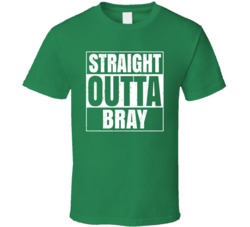 Bray City Town Ireland Irish St Patrick's Day Straight Outta Compton T