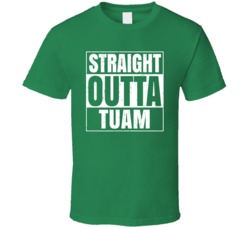 Tuam City Town Ireland Irish St Patrick's Day Straight Outta Compton T