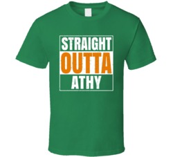 Athy City Town Irish Ireland St Patrick's Day Straight Outta Compton T