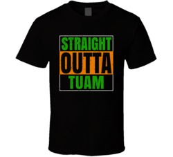 Tuam Town City Irish Ireland St Patrick's Day Straight Outta Compton T