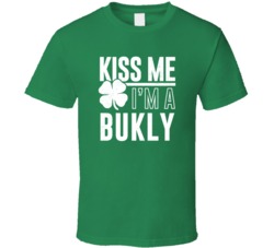 Bukly Kiss Me Im Irish Parody Custom Last Name St Patricks Day T Shirt
