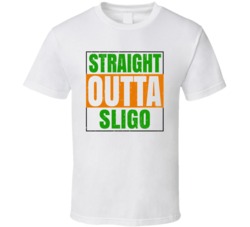 Sligo Town City Irish Ireland St Patrick's Straight Outta Compton T Sh