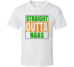 Naas Town City Irish Ireland St Patrick's Straight Outta Compton T Shi