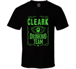 Cleark Irish Drinking Team Whiskey Beer Custom Last Name St Patricks D