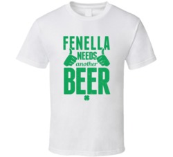 Fenella Needs Another Beer Funny St Patricks Day Pub Bar Party Drinkin