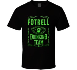 Fotrell Irish Drinking Team Whiskey Beer Custom Last Name St Patricks 