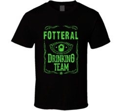 Fotteral Irish Drinking Team Whiskey Beer Custom Last Name St Patricks