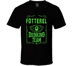 Fotterel Irish Drinking Team Whiskey Beer Custom Last Name St Patricks