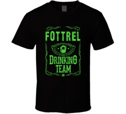 Fottrel Irish Drinking Team Whiskey Beer Custom Last Name St Patricks 