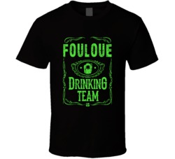 Fouloue Irish Drinking Team Whiskey Beer Custom Last Name St Patricks 