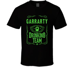 Garrarty Irish Drinking Team Whiskey Beer Custom Last Name St Patricks