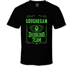 Goughegan Irish Drinking Team Whiskey Beer Custom Last Name St Patrick