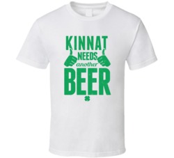 Kinnat Needs Another Beer Funny St Patricks Day Pub Bar Party Drinking