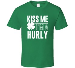 Hurly Kiss Me Im Irish Parody Custom Last Name St Patricks Day T Shirt