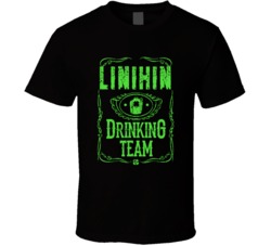 Linihin Irish Drinking Team Whiskey Beer Custom Last Name St Patricks 
