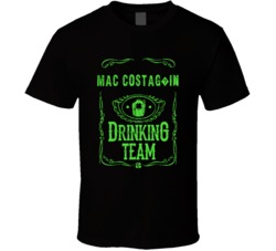 Mac Costag?in Irish Drinking Team Whiskey Beer Custom Last Name St Pat