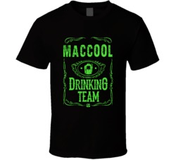 MacCool Irish Drinking Team Whiskey Beer Custom Last Name St Patricks 