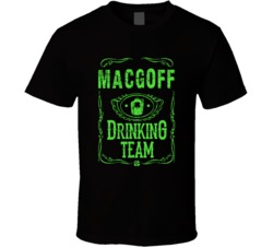 MacGoff Irish Drinking Team Whiskey Beer Custom Last Name St Patricks 