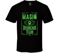 Magin Irish Drinking Team Whiskey Beer Custom Last Name St Patricks Da