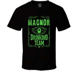 Magnor Irish Drinking Team Whiskey Beer Custom Last Name St Patricks D