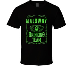 Malowny Irish Drinking Team Whiskey Beer Custom Last Name St Patricks 