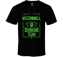 McConnell Irish Drinking Team Whiskey Beer Custom Last Name St Patrick