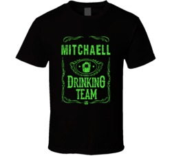 Mitchaell Irish Drinking Team Whiskey Beer Custom Last Name St Patrick