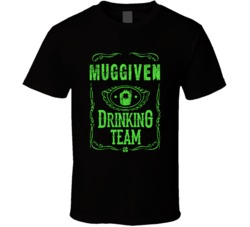 Muggiven Irish Drinking Team Whiskey Beer Custom Last Name St Patricks