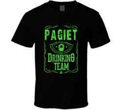 Pagiet Irish Drinking Team Whiskey Beer Custom Last Name St Patricks D