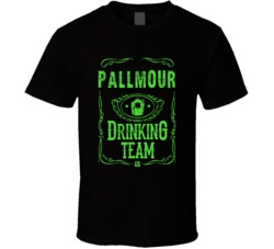 Pallmour Irish Drinking Team Whiskey Beer Custom Last Name St Patricks