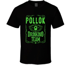Pollok Irish Drinking Team Whiskey Beer Custom Last Name St Patricks D
