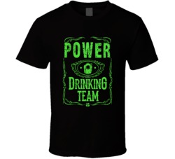 Power Irish Drinking Team Whiskey Beer Custom Last Name St Patricks Da