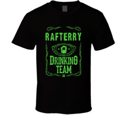 Rafterry Irish Drinking Team Whiskey Beer Custom Last Name St Patricks