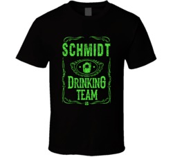 Schmidt Irish Drinking Team Whiskey Beer Custom Last Name St Patricks 