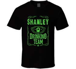 Shanley Irish Drinking Team Whiskey Beer Custom Last Name St Patricks 