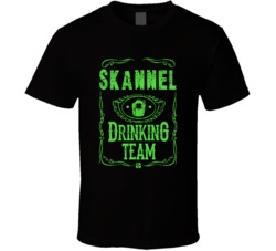 Skannel Irish Drinking Team Whiskey Beer Custom Last Name St Patricks 