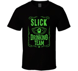 Slick Irish Drinking Team Whiskey Beer Custom Last Name St Patricks Da