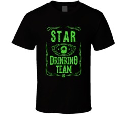Star Irish Drinking Team Whiskey Beer Custom Last Name St Patricks Day