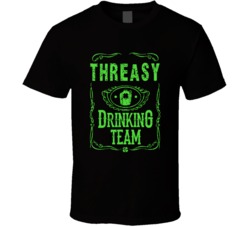 Threasy Irish Drinking Team Whiskey Beer Custom Last Name St Patricks 