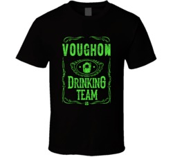 Voughon Irish Drinking Team Whiskey Beer Custom Last Name St Patricks 