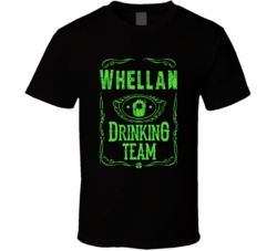 Whellan Irish Drinking Team Whiskey Beer Custom Last Name St Patricks 
