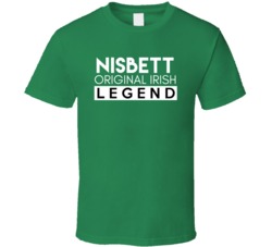 Nisbett Original Irish Legend Family Custom Last Name St Patricks Day 
