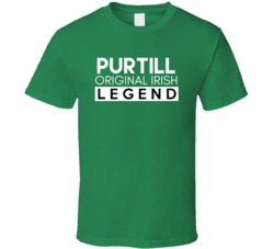 Purtill Original Irish Legend Family Custom Last Name St Patricks Day 