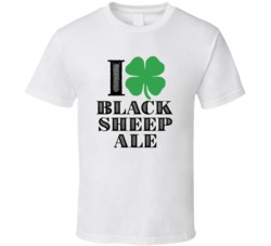 Heart Love Shamrock Black Sheep Ale Beer Irish St Patricks Day Drunk P