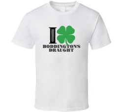 Heart Love Shamrock Boddingtons Draught Beer Irish St Patricks Day Dru