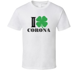 Heart Love Shamrock Corona Beer Irish St Patricks Day Drunk Party Pub 