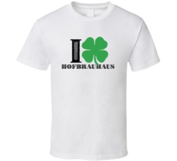 Heart Love Shamrock Hofbrauhaus Beer Irish St Patricks Day Drunk Party