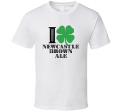 Heart Love Shamrock Newcastle Brown Ale Beer Irish St Patricks Day Dru