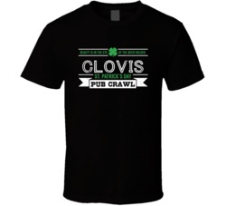 Clovis St Patricks Day Pub Crawl Beer Drinking Party Trending Logo Loo